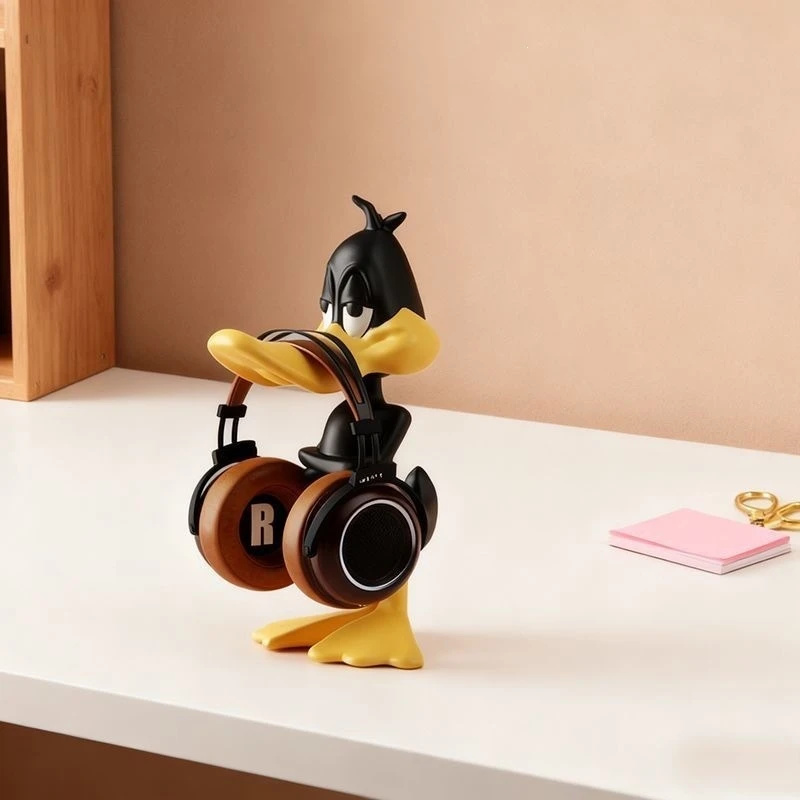 Home Office Headset - Enten-Kopfhörerständer, kreativer Headset-Halter, Desktop-Organizer für Zuhause,
