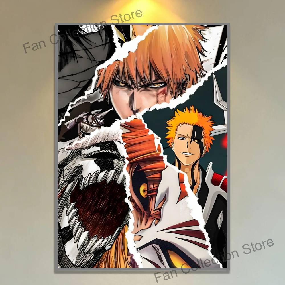 Home Office Bleaching - B-BleachS Anime-Poster, vielseitige Wandkunst für Wohnzimmer,