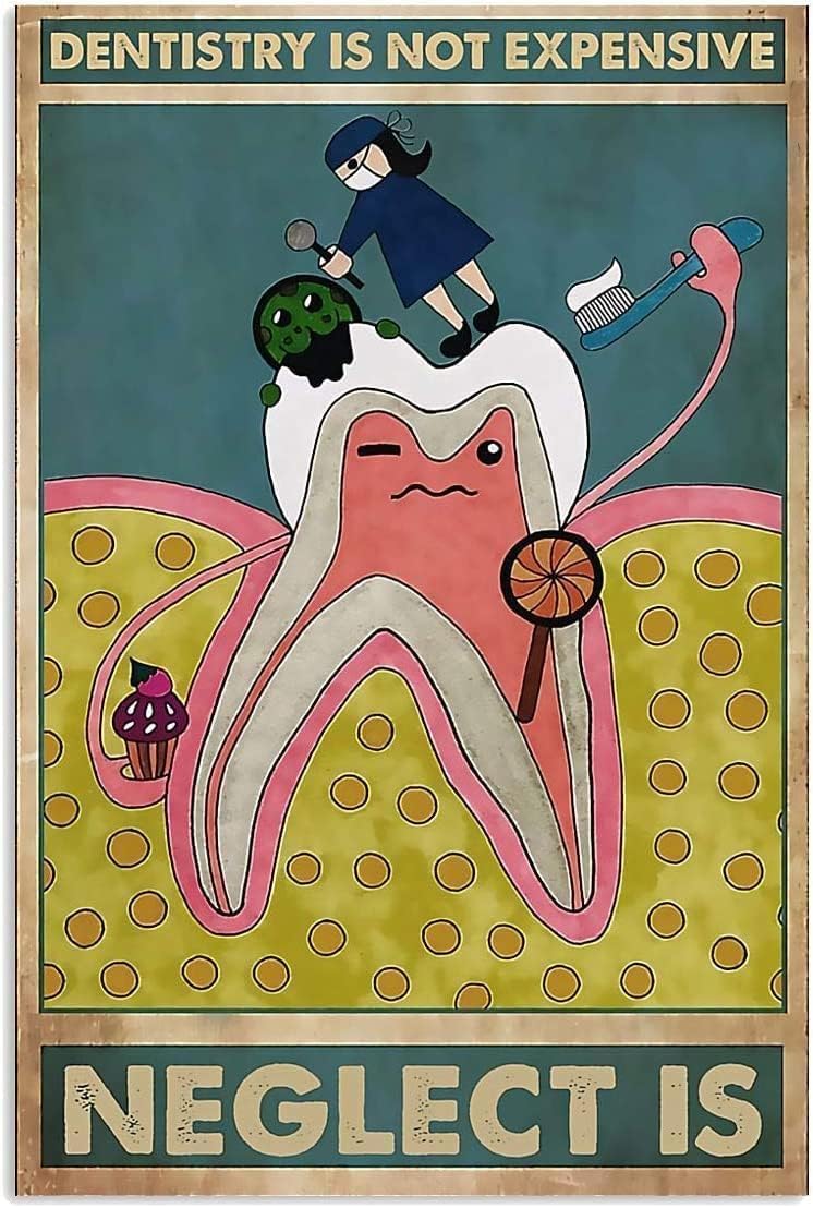 Home Office Expenses - ESETASOT Dental Zahnarzt Metall-Blechschild Zahnmedizin Ist