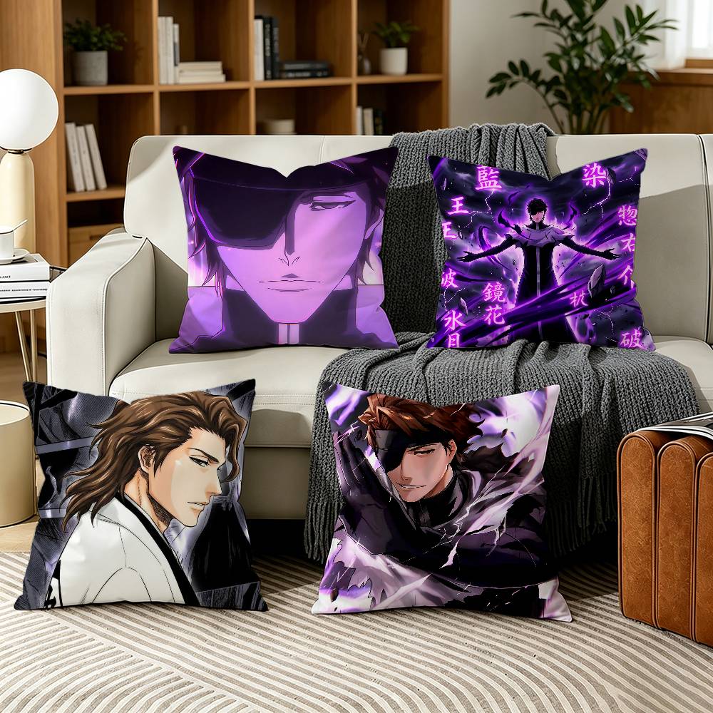 Home Office Bleaching - B-Bleach Anime Aizen Kissenbezug für Sofa,