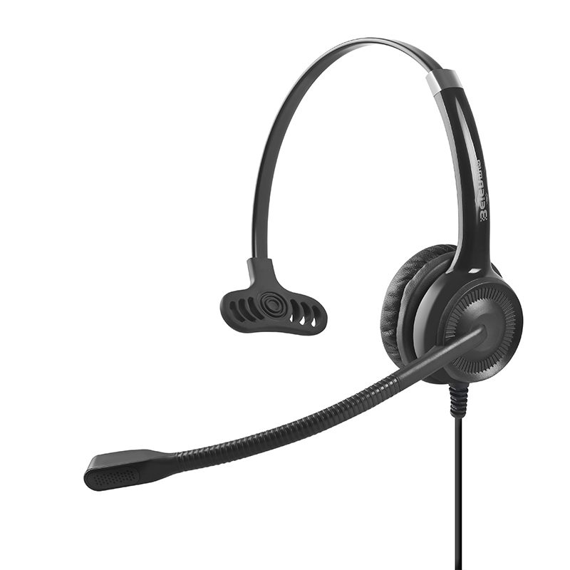 Home Office Headset - CS11 Call-Center-Headset, Mit Inline-Fernbedienung, Umgebungsgeräuschunterdrückung, Geeignet