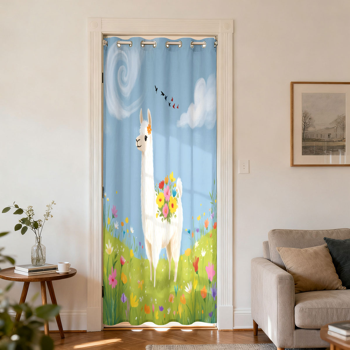 Spring Flower Field Alpaca Ill – Home Office Rate Bewertung und Preis