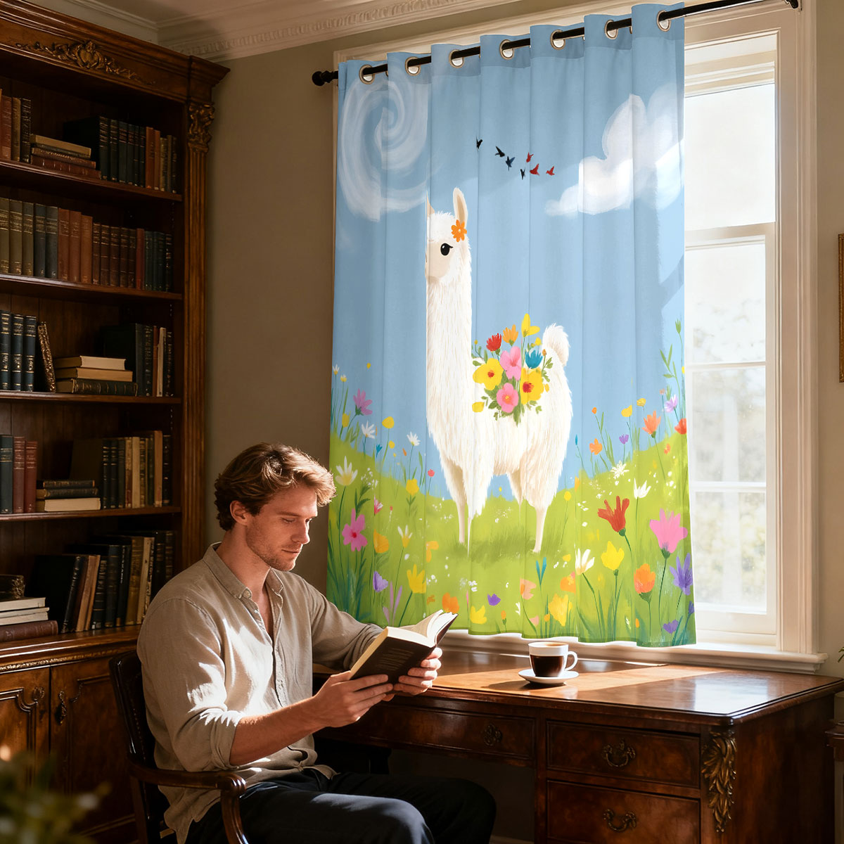 Spring Flower Field Alpaca Ill – Home Office Rate Bewertung und Preis