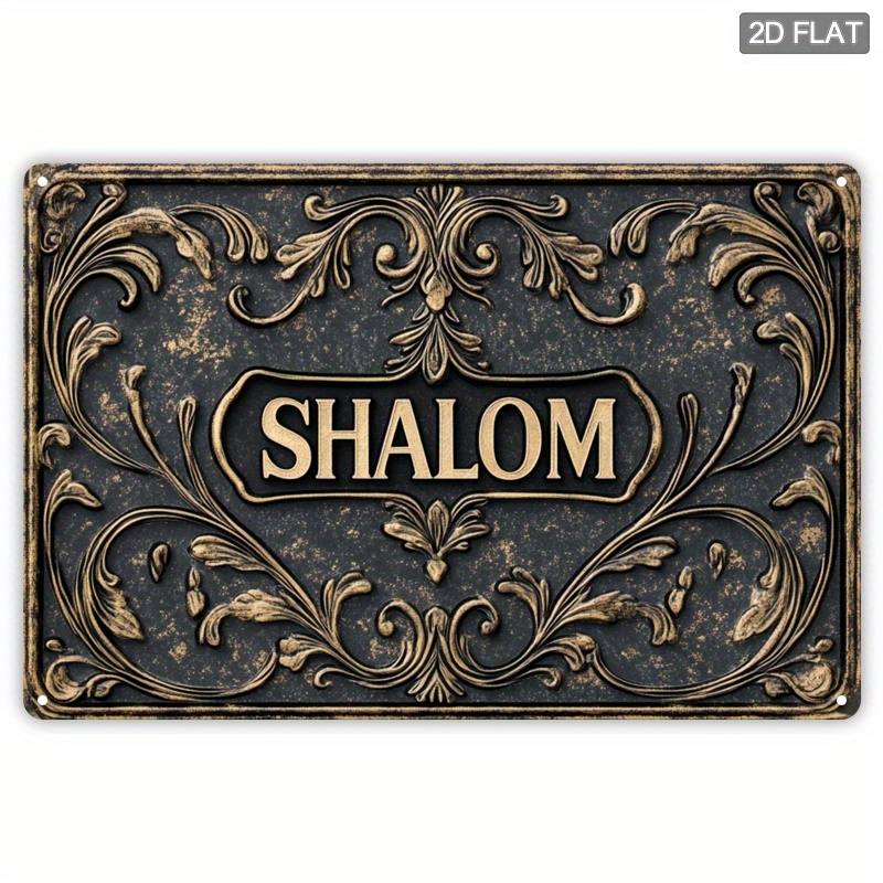 CIFBUY Vintage Shalom Aluminiu – Home Office Decor Bewertung und Preis