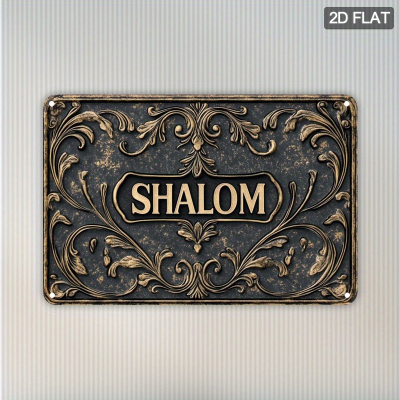 CIFBUY Vintage Shalom Aluminiu – Home Office Decor Bewertung und Preis
